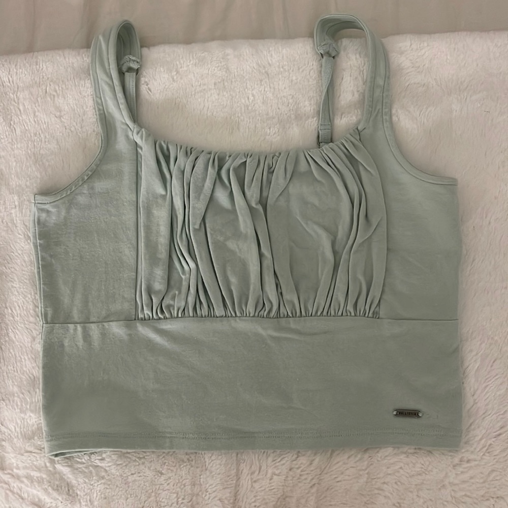 Mint crop top
